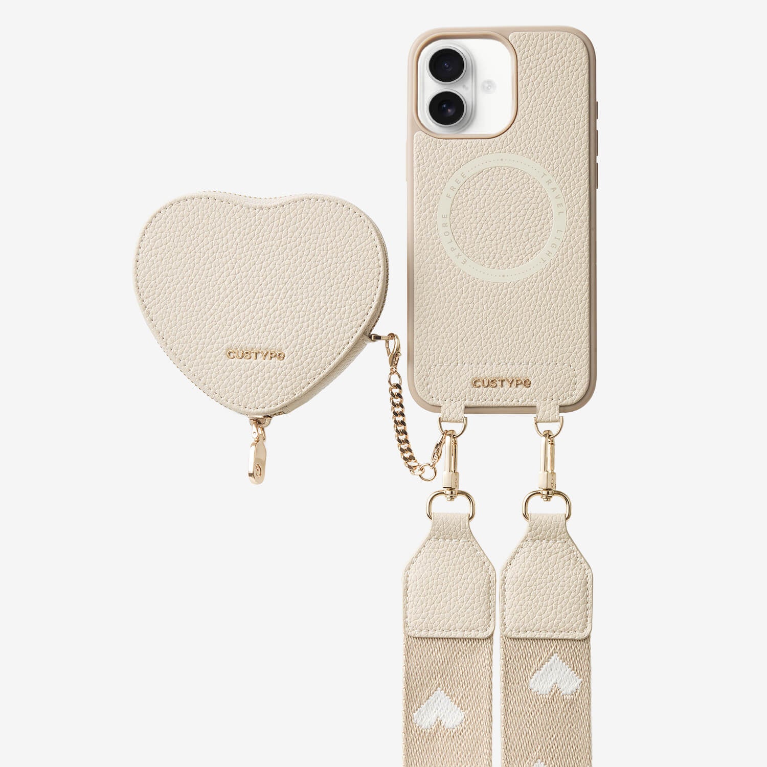 Mobile Phone Cases-Beige-iPhone 17