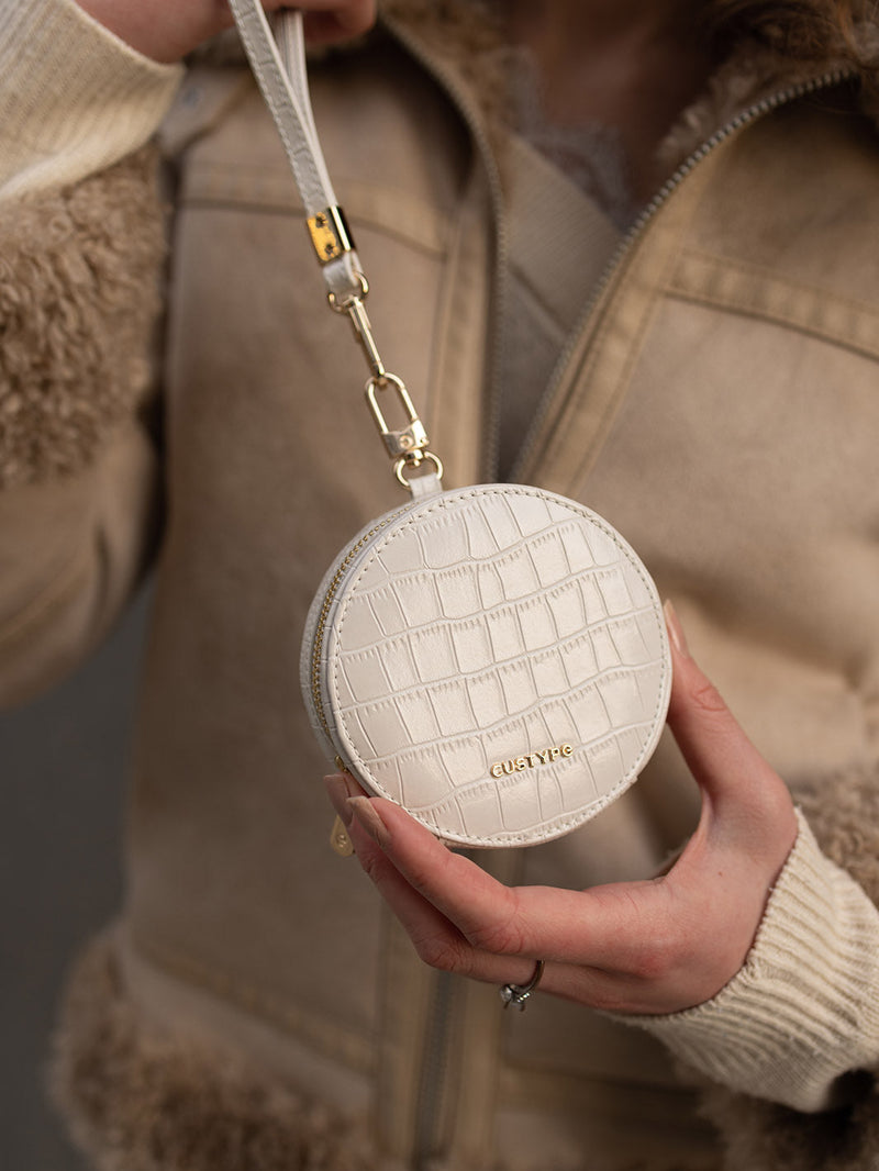 Free Crocodile Round Pouch-Gift-Custype