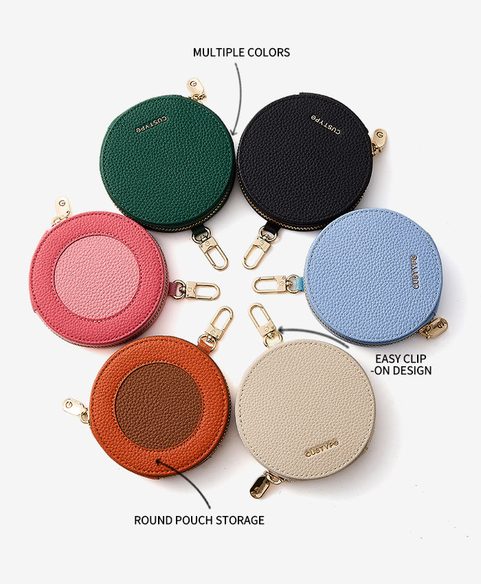 Lychee Round Pouch Features