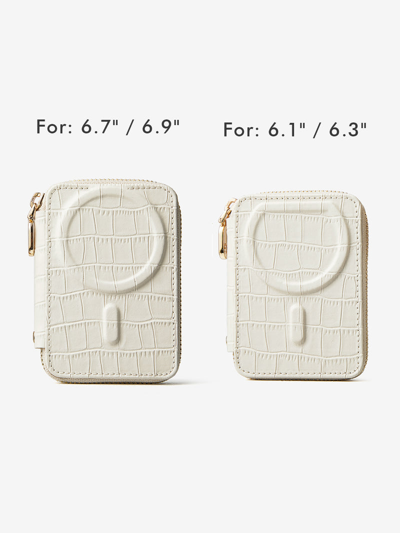 Crocodile Design Set- Detachable Zipper E-stand Wallet-Mobile Phone Accessories-ZIPPER & WALLET-Custype