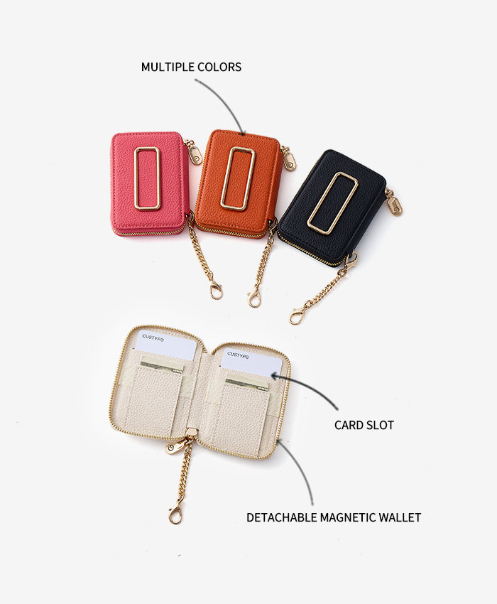 Square Stand Detachable Wallet Features