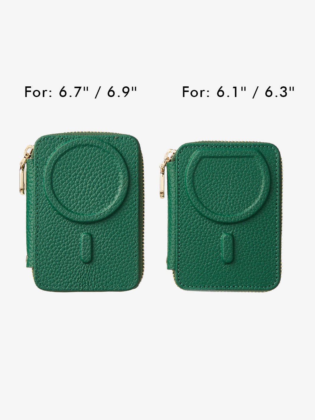 Original Design Set- Detachable Wireless Charging Crossbody Wallet Phone Case Round Pouch Set