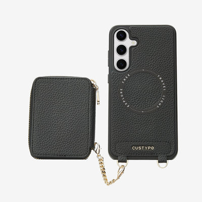 Unique Design Set- Samsung Galaxy Wireless Charging Phone Case With Detachable Wallet