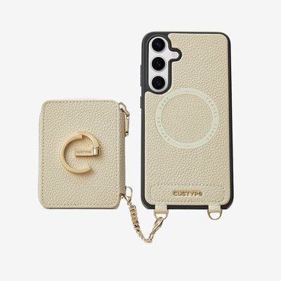 Original Design Set- Samsung Galaxy Wireless Charging Phone Case With Detachable Wallet