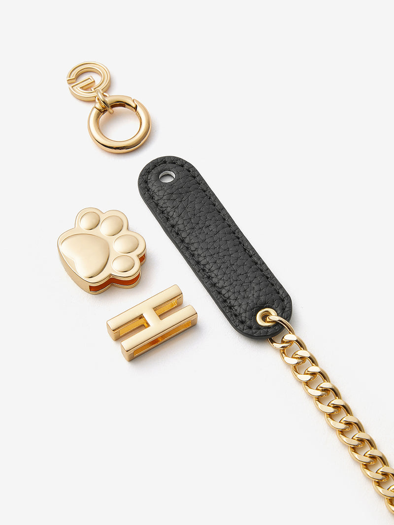 Black phone case with wristlet
