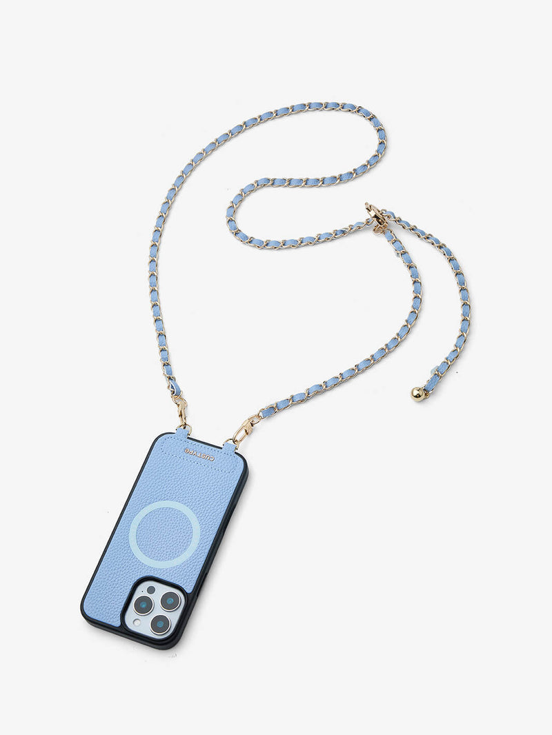 Sleek Design Kit- Phone Case with Magsafe & Elegant Strap-Mobile Phone Cases-DETACHABLE WALLET & WIRELESS CHARGING-Custype