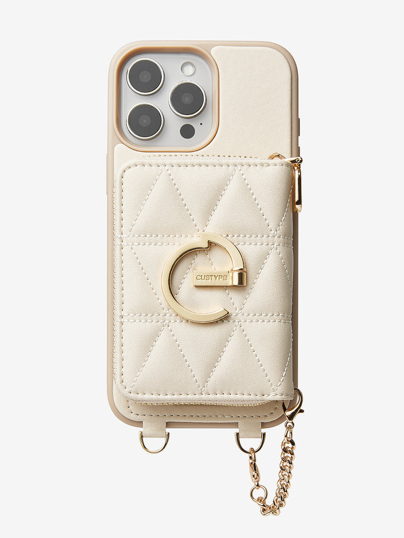 Embroidery Craft Set- Detachable Wireless Charging Crossbody Wallet Phone Case Round Pouch Set-Mobile Phone Cases-DETACHABLE WALLET & ROUND POUCH-Custype