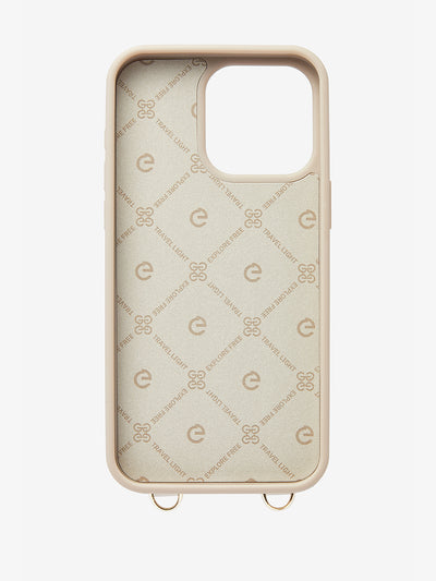 LuxeCharm- Lychee Phone Case with Adjustable Chain Strap