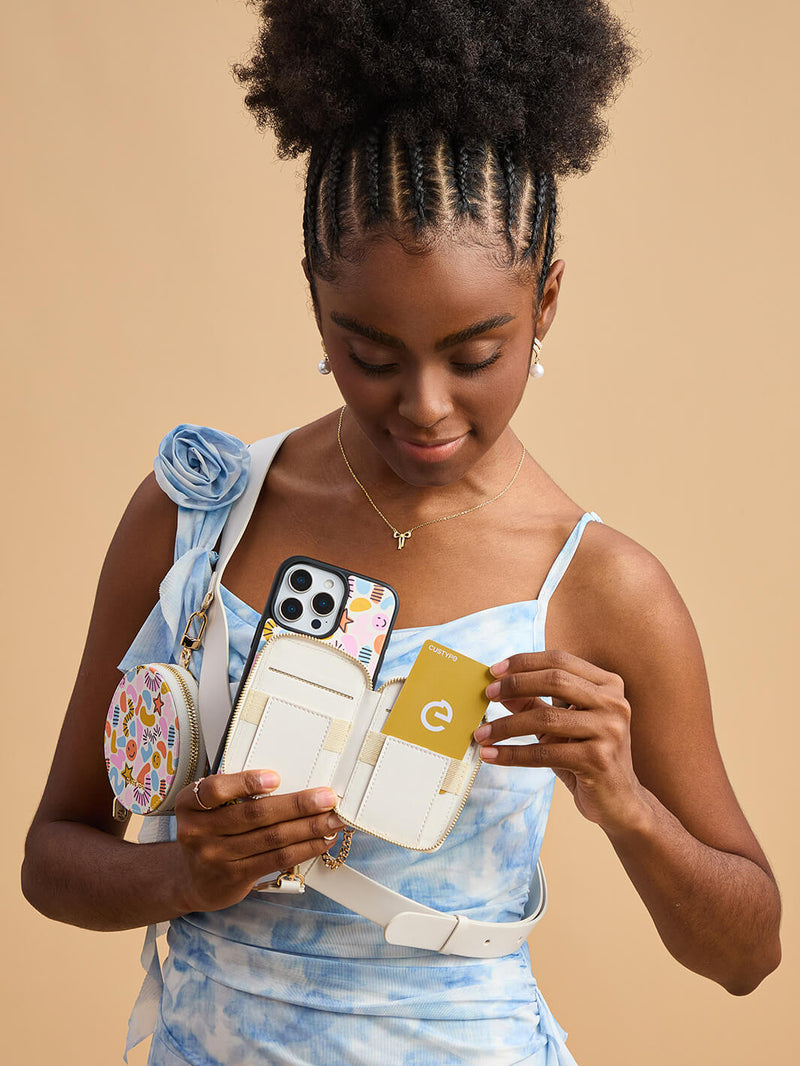 crossbody phone case with card holder
