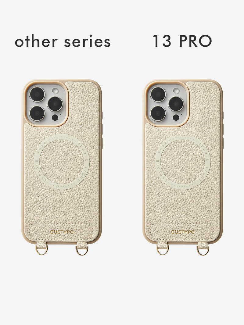 Beige compatible magsafe iPhone 15 Pro