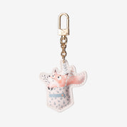 Elena Amo- Animal Theme Phone Charms-Mobile Phone Accessories-METAL HOOK & MICROFIBER LEATHER-Fox-Custype