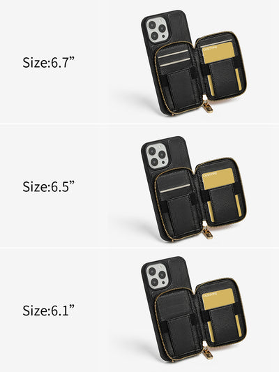ZipPouch- Circular Ring Wallet Phone Case