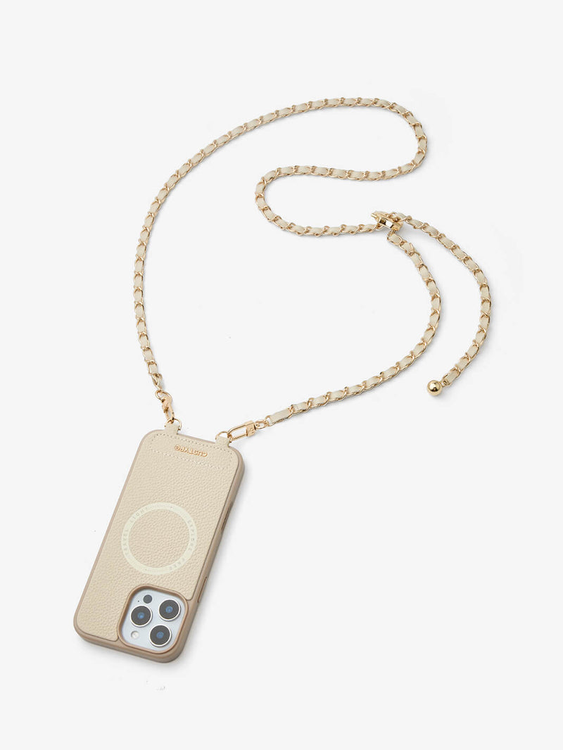 Sleek Design Kit- Phone Case with Magsafe & Elegant Strap-Mobile Phone Cases-DETACHABLE WALLET & WIRELESS CHARGING-Custype