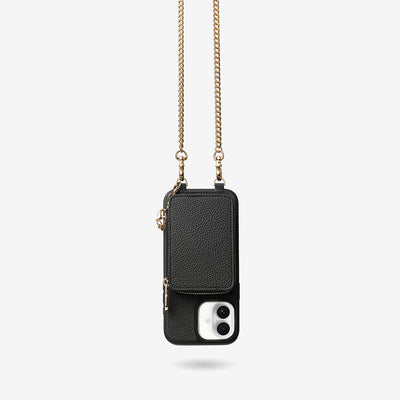 Trendy Chain Series- Magsafe Compatible Wallet Case with Strap for iPhone