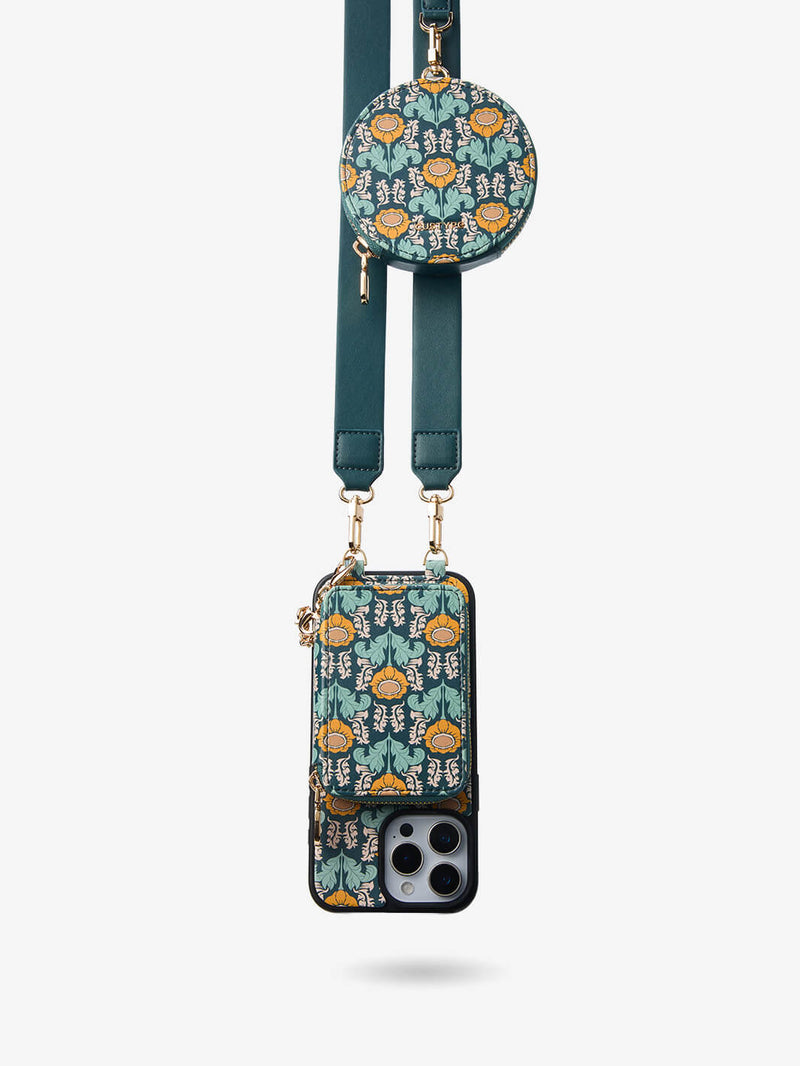 designer phone case with shoulder strap
