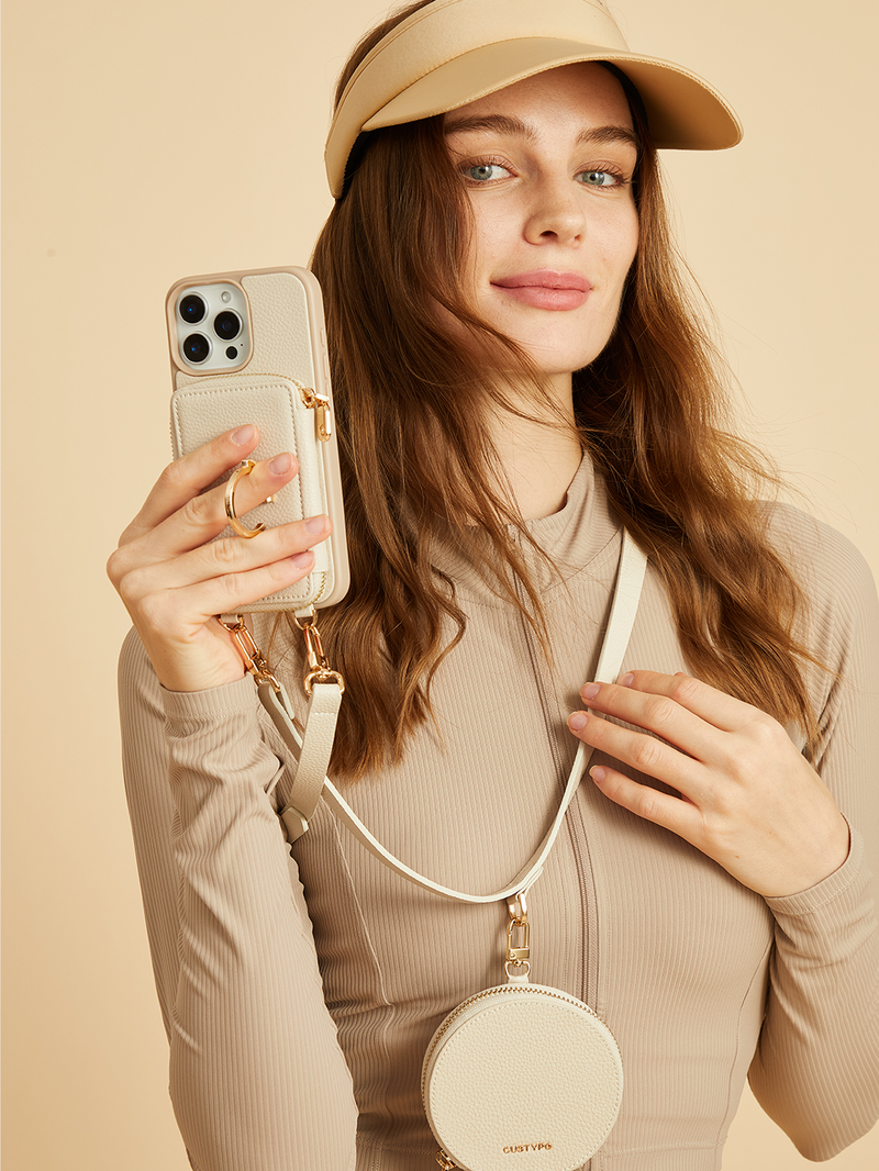 It's Me- Lychee Phone Case Round Pouch Set-Mobile Phone Cases-Custype