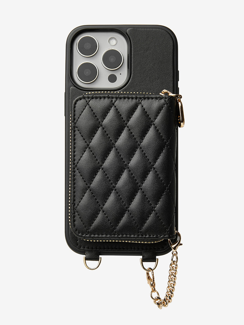 Embroidery Craft Set- Detachable Wireless Charging Crossbody Wallet Phone Case Round Pouch Set-Mobile Phone Cases-DETACHABLE WALLET & ROUND POUCH-Custype