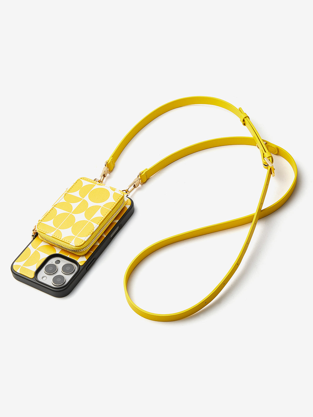 Print Style Trend- iPhone Strap Magsafe Compatible Case with Card Holder