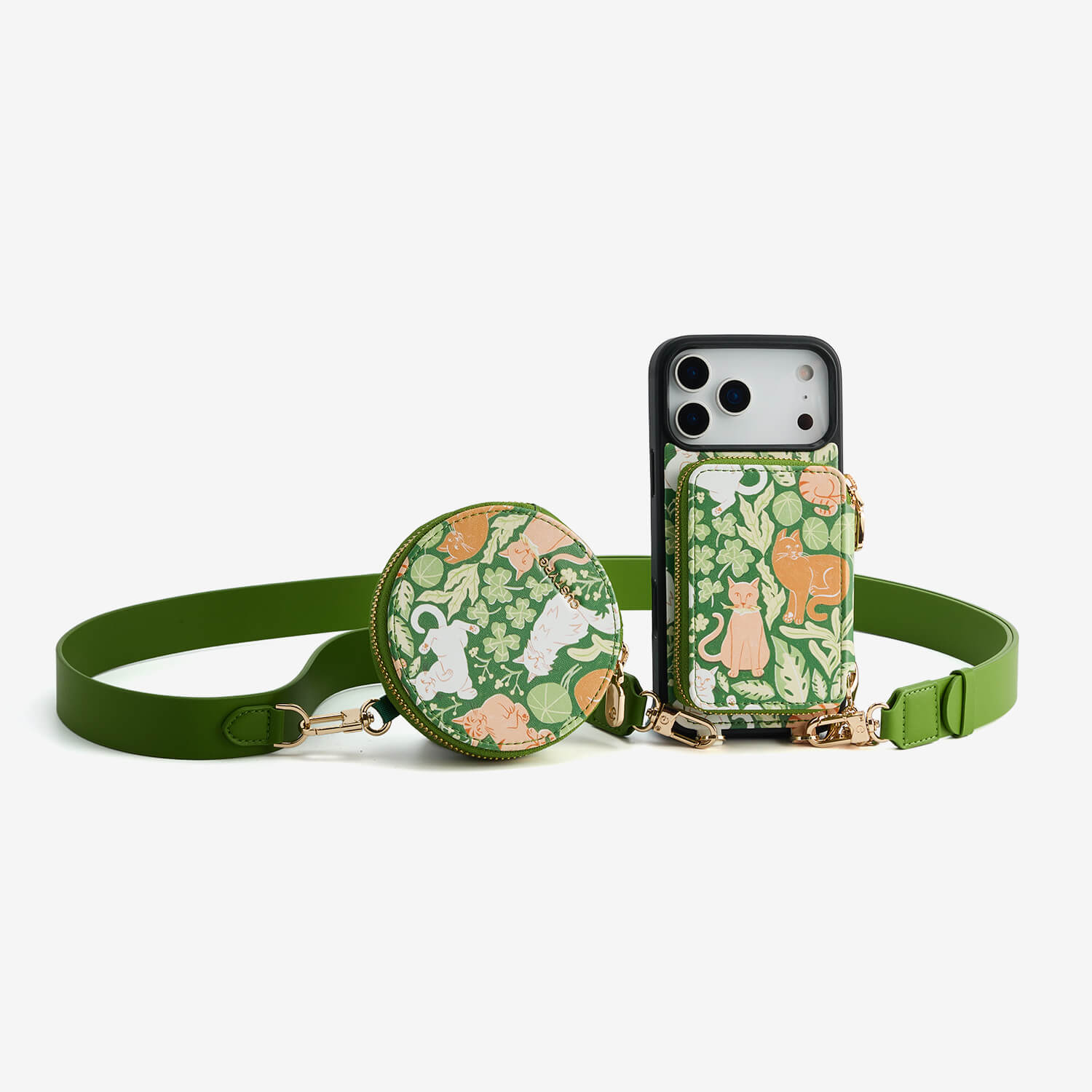 Lydia Ellen- Green Theme Phone Case Set – Custype