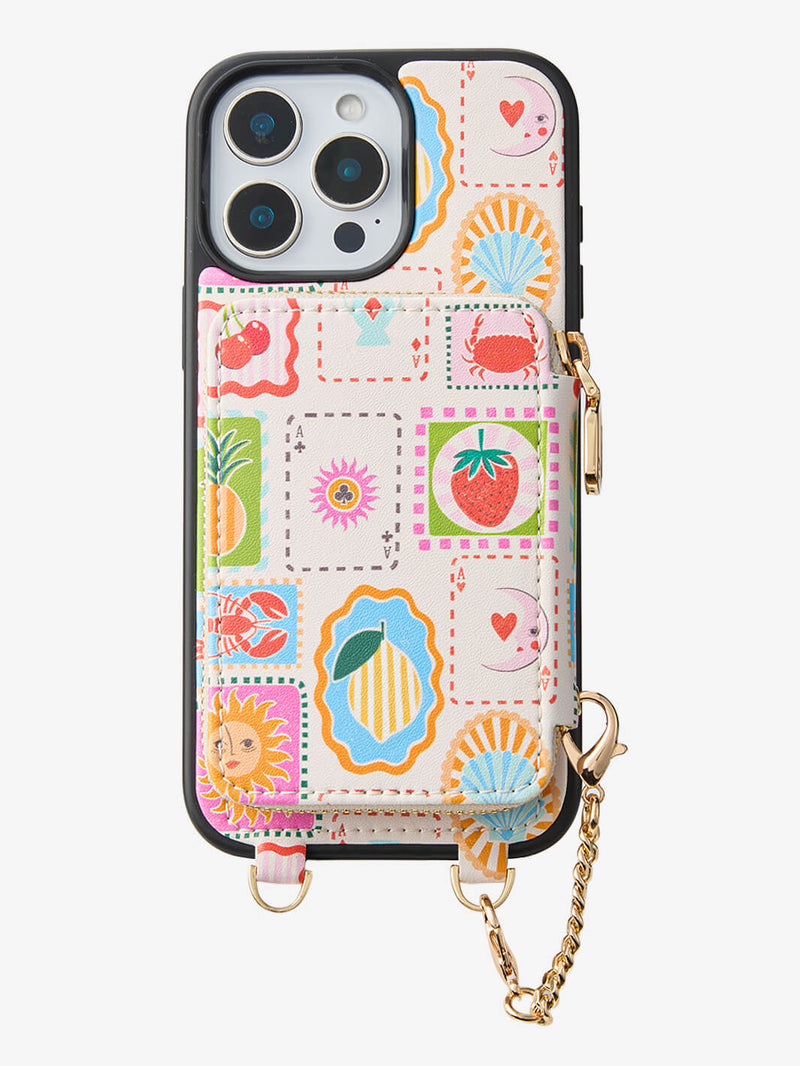 Duchess Plum- Vacation Theme Phone Case Set-Mobile Phone Cases-DETACHABLE WALLET & WIRELESS CHARGING-Custype