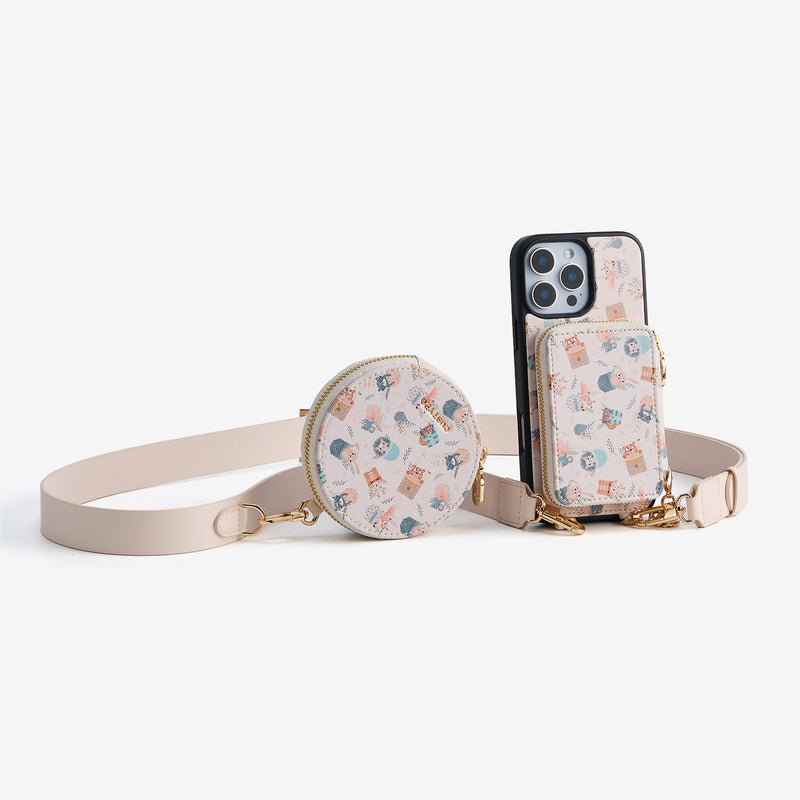 leather phone case with strap
