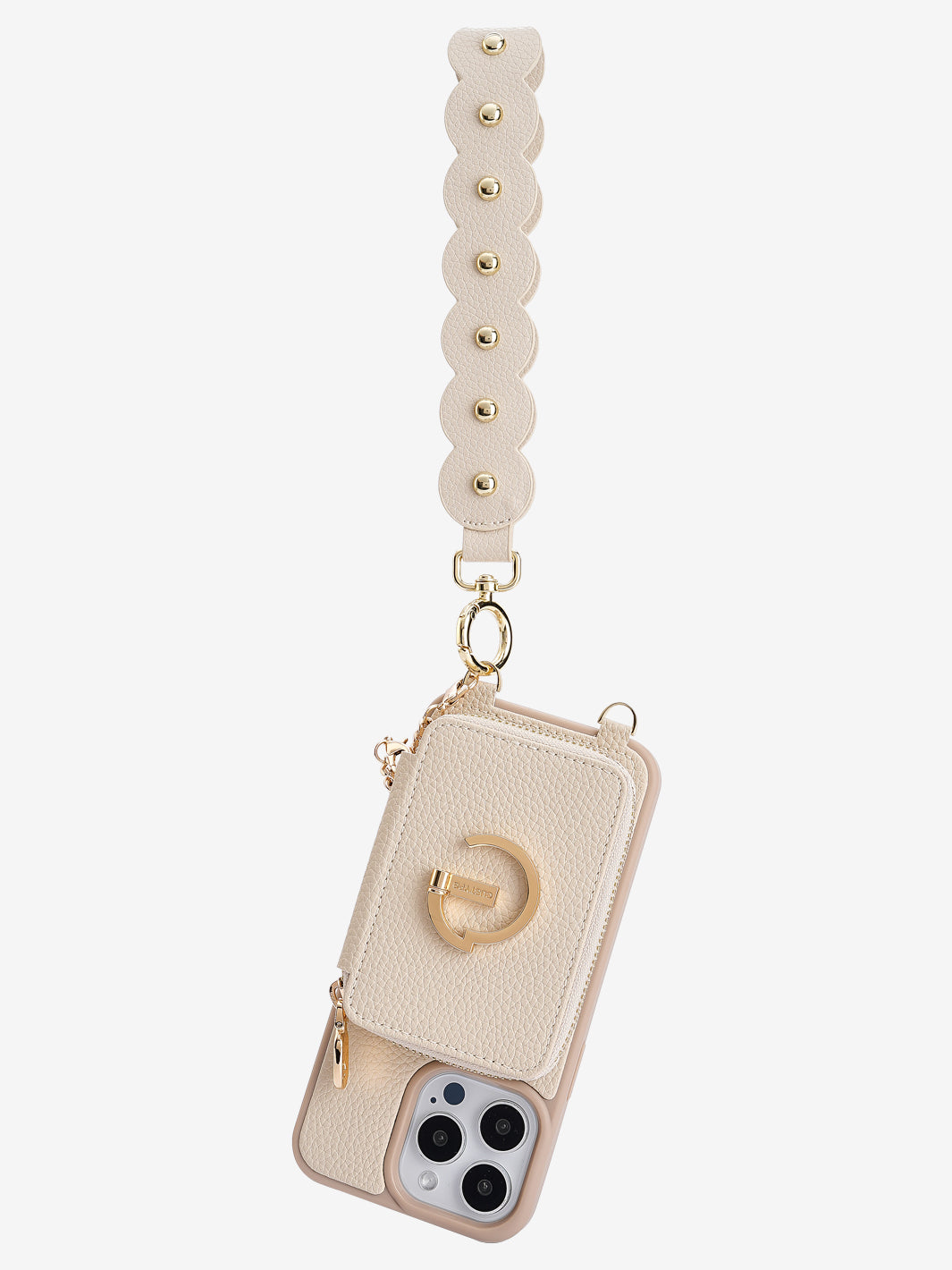 Rivet Phone Case Wrist Strap