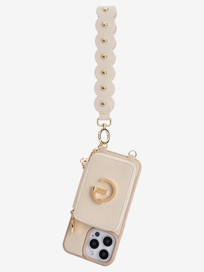 Rivet Phone Case Wrist Strap