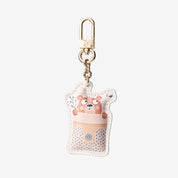 Elena Amo- Animal Theme Phone Charms-Mobile Phone Accessories-METAL HOOK & MICROFIBER LEATHER-Bear-Custype