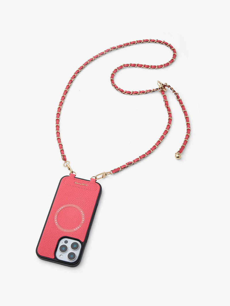 Sleek Design Kit- Phone Case with Magsafe & Elegant Strap-Mobile Phone Cases-DETACHABLE WALLET & WIRELESS CHARGING-Custype