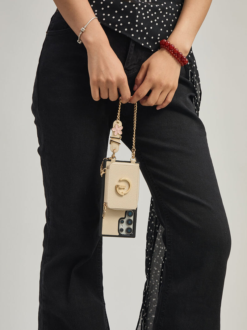 Personalised Style Kit- Samsung Phone Stand Wallet Phone Case for Wireless Charging-Mobile Phone Cases-WRISTBAND & PHONE POUCH-Green-Samsung S25 Ultra-Custype