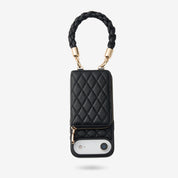 BraidTrend- Rope Style Strap Phone Case in Black-Mobile Phone Cases
