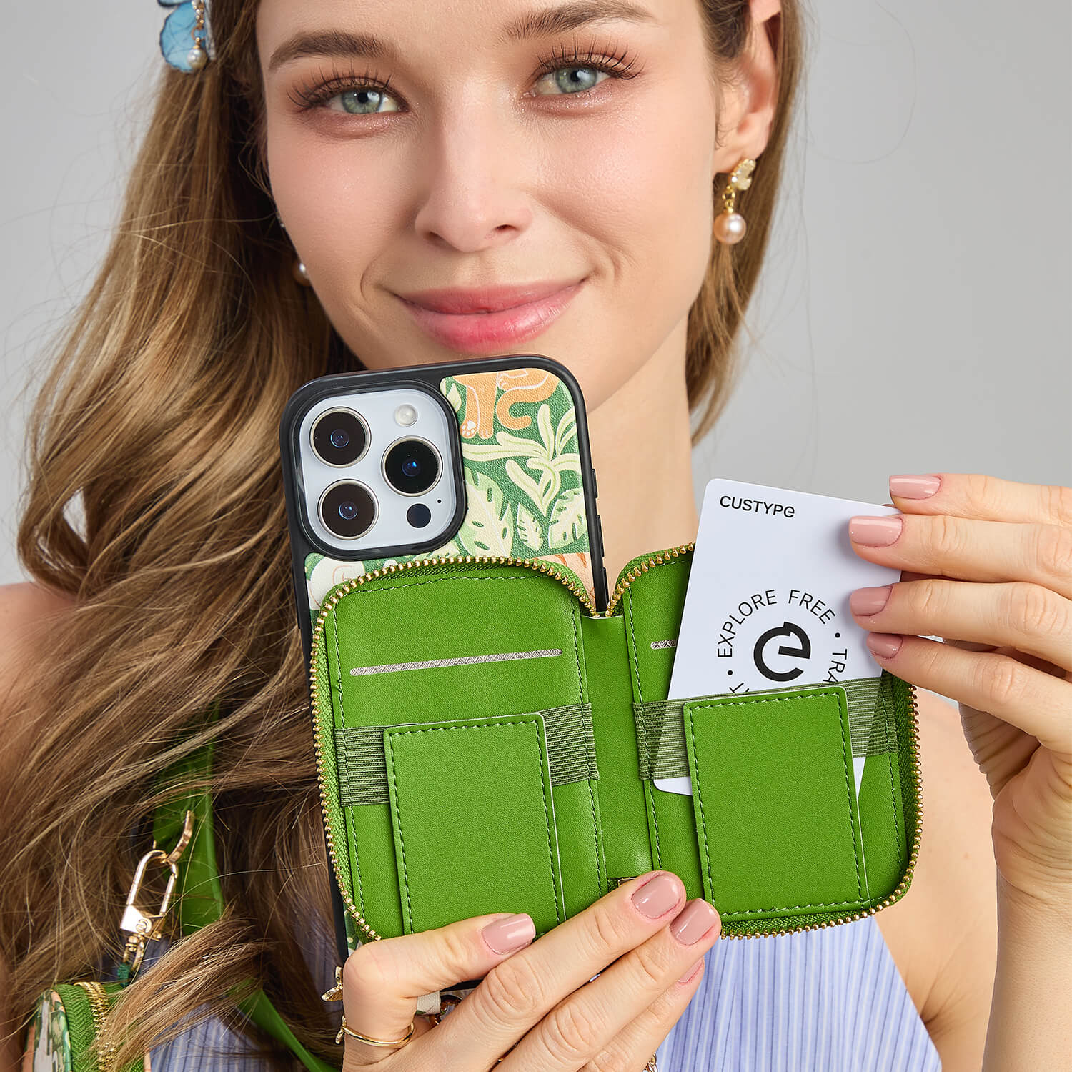 Lydia Ellen- Green Theme Phone Case Set – Custype