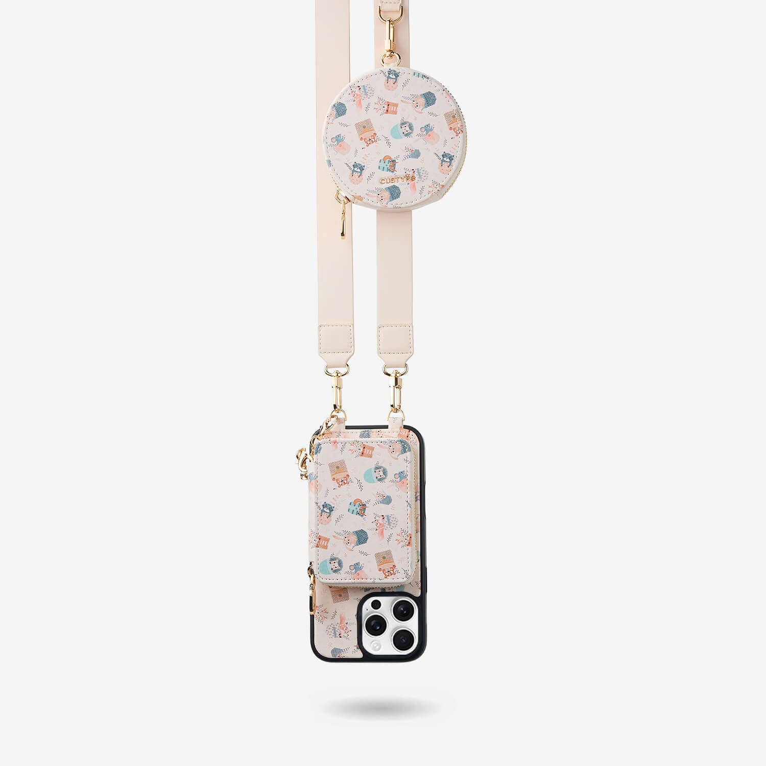 Elena Amo- Animal Theme MagSafe Crossbody Phone Case with Wallet