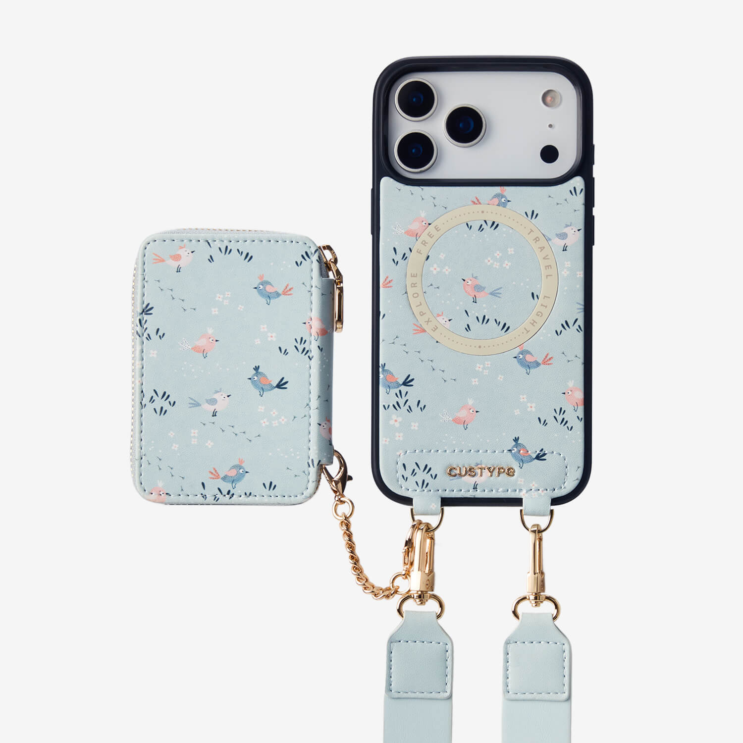 Elena Amo- Animal Theme MagSafe Crossbody Phone Case with Wallet