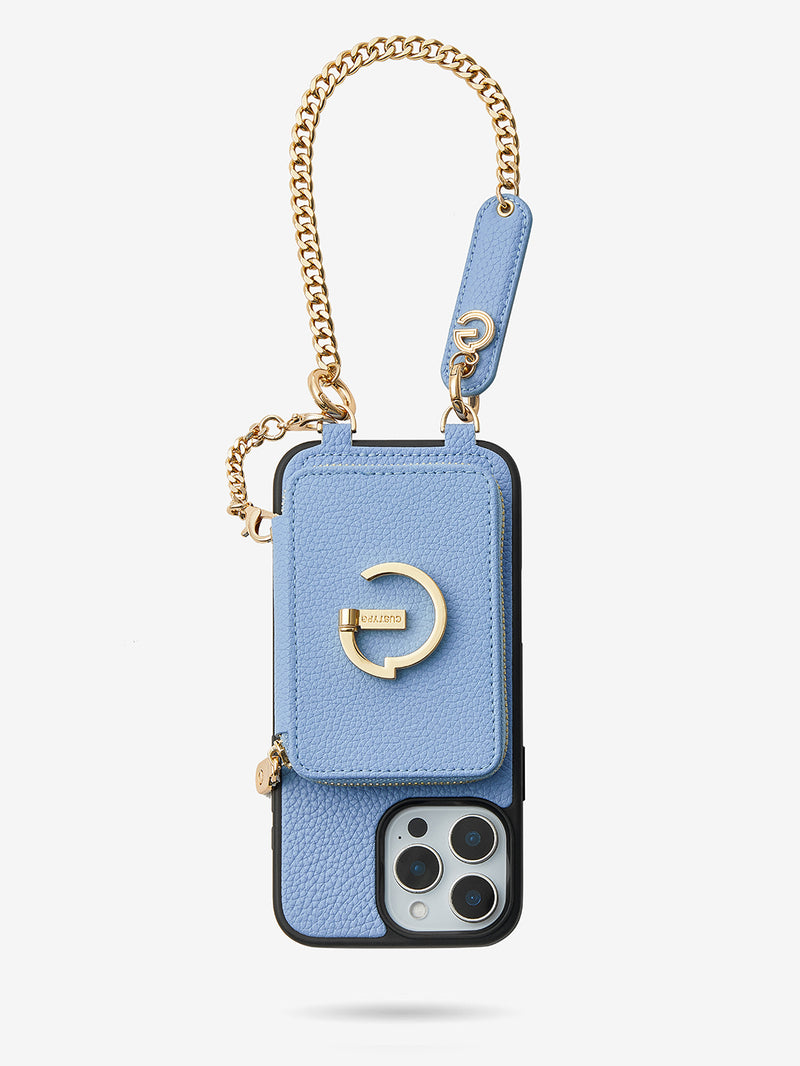 Blue mobile cases online magnetic phone case with wallet 