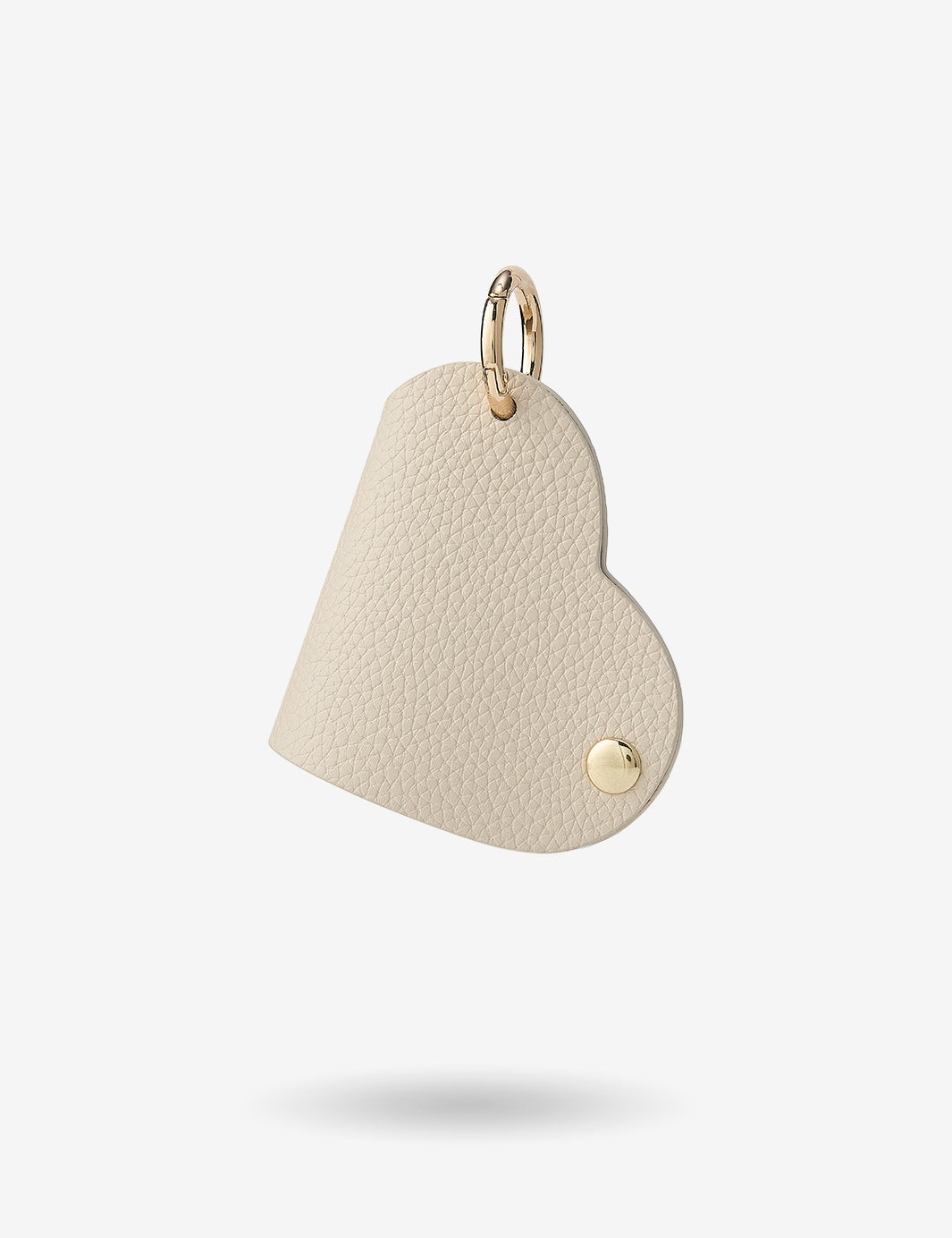 Heart Key Fob Case-Key Fob Case-Lychee Pattern Leather Mini Pouch-Peach Pink-Custype