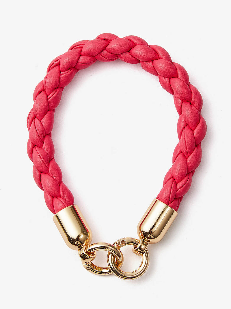 Double Ring Braided Phone Case Wrist Strap-Mobile Phone Accessories-PHONE CASE ACCESSORIES-Beige-Custype