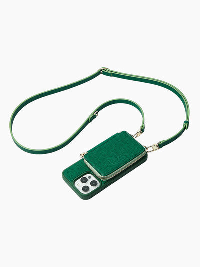 crossbody phone case-green