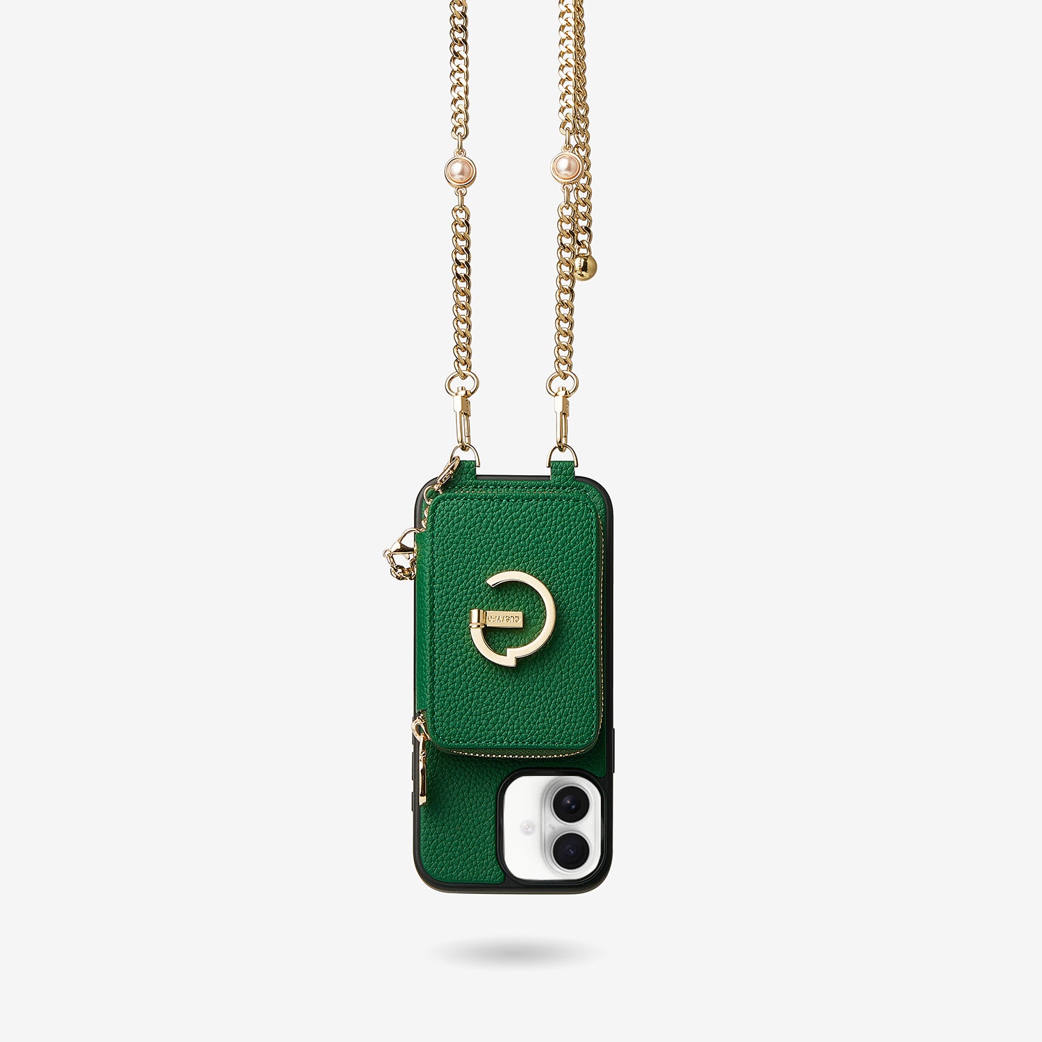 Custype♡iPhone16plus iPhone 16 Plus Case with Stand and Adjustable Crossbody Chain