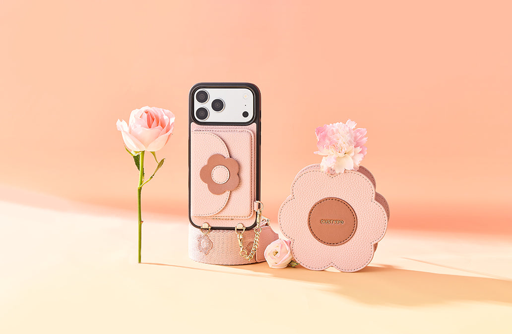 Custype iPhone 15 Cases with Strap and Card Holder, Leather