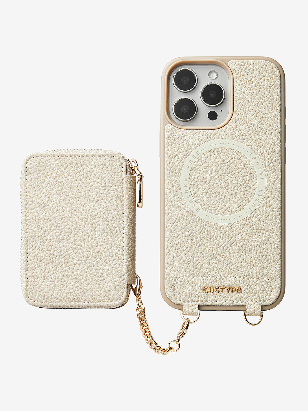 Unique Design Set- Wireless Charging Phone Case With Detachable Wallet