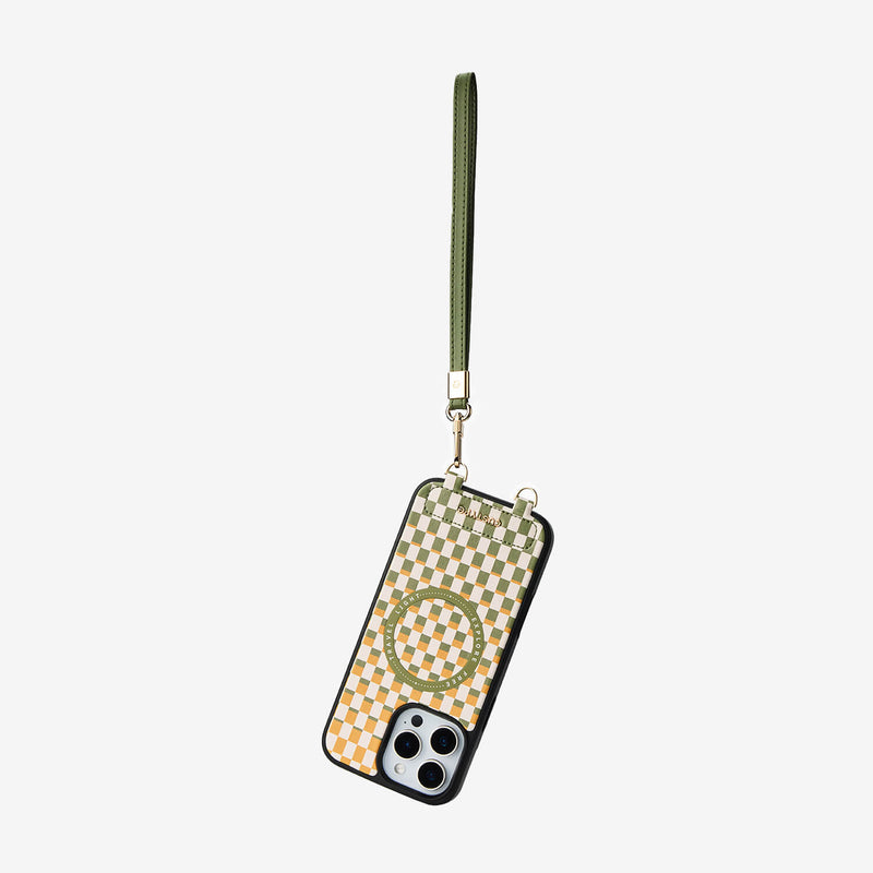 phone case with wristlet
