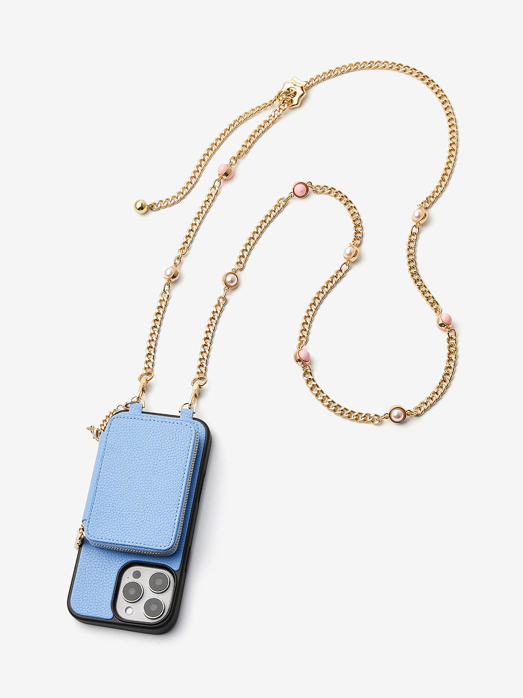 Candy Chain Assembly- Pearl Chain Purse iPhone Case Supporting Magsafe