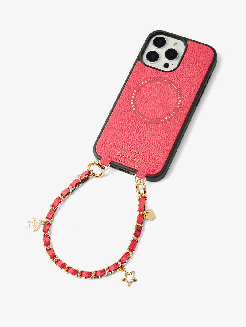 Minimal Style Kit- Magnetic Phone Case with Elegant Wristlet-Mobile Phone Cases-WRISTBAND & PHONE POUCH-Custype