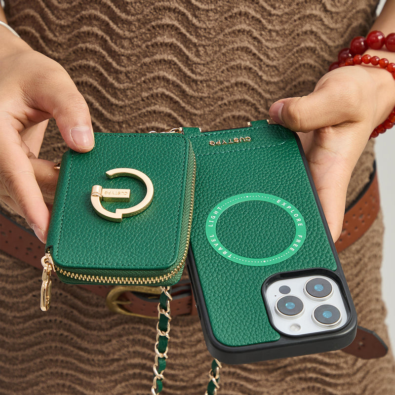 Green best wallet phone case
