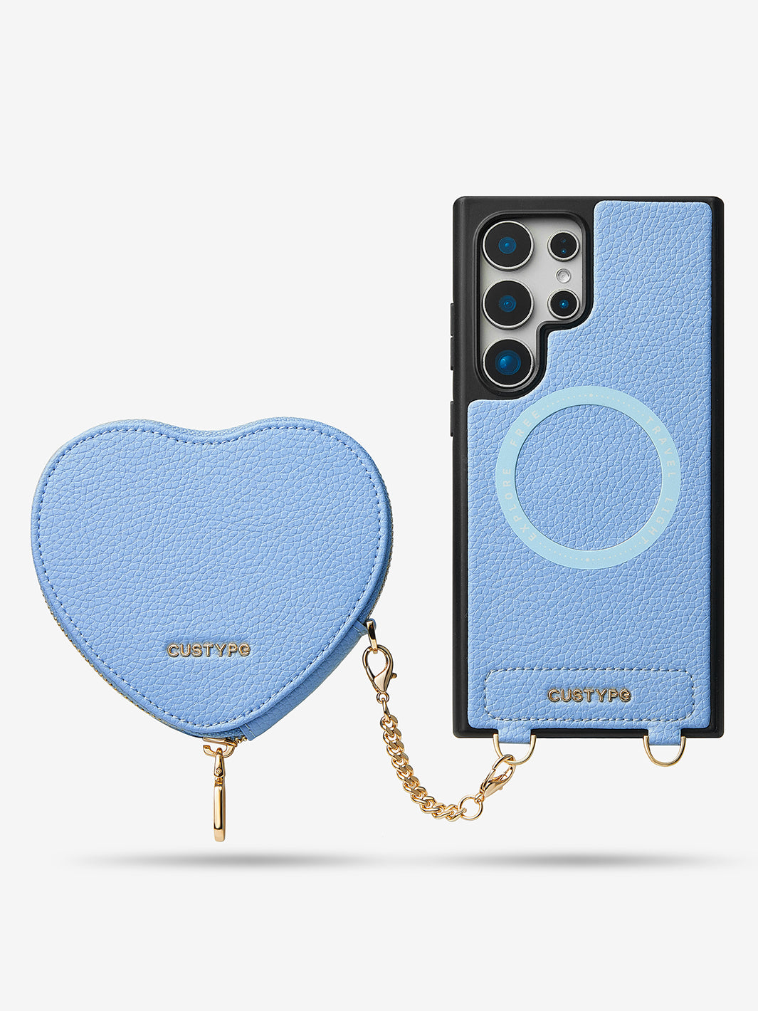 Heart Design Kit- Samsung Galaxy Wireless Charging Phone Case With Detachable Pouch-Mobile Phone Cases-DETACHABLE WALLET & WIRELESS CHARGING-Custype