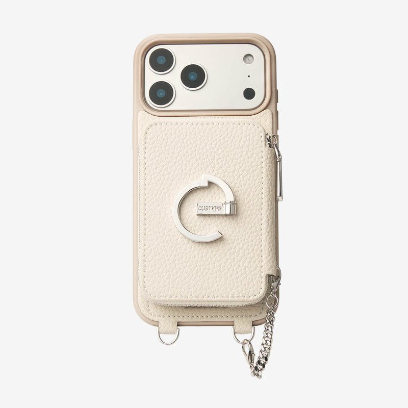Silver Edge Kit- Magnetic Phone Case with Stand & Card Slots-Mobile Phone Cases-Custype
