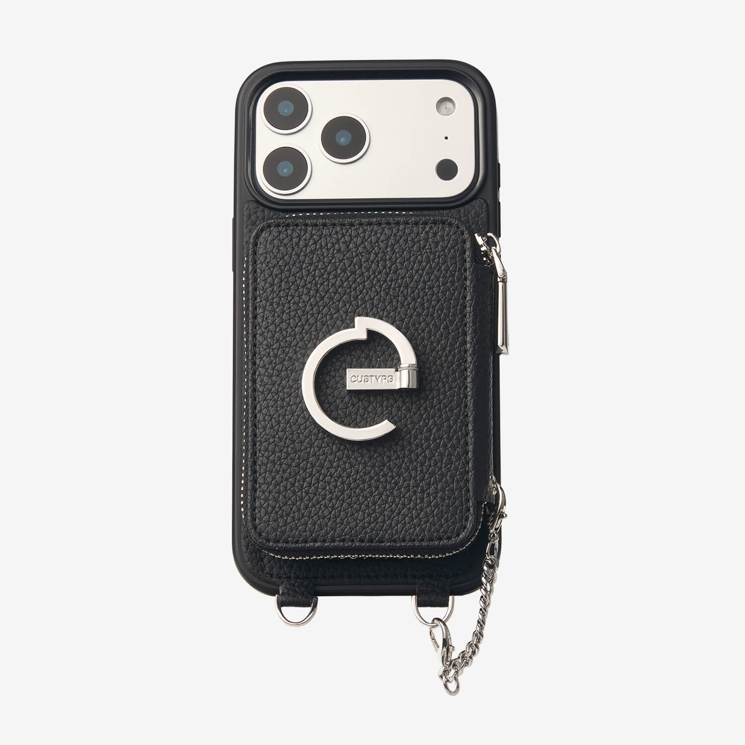 Silver Edge Kit- Magnetic Phone Case with Stand & Card Slots-Mobile Phone Cases-Custype