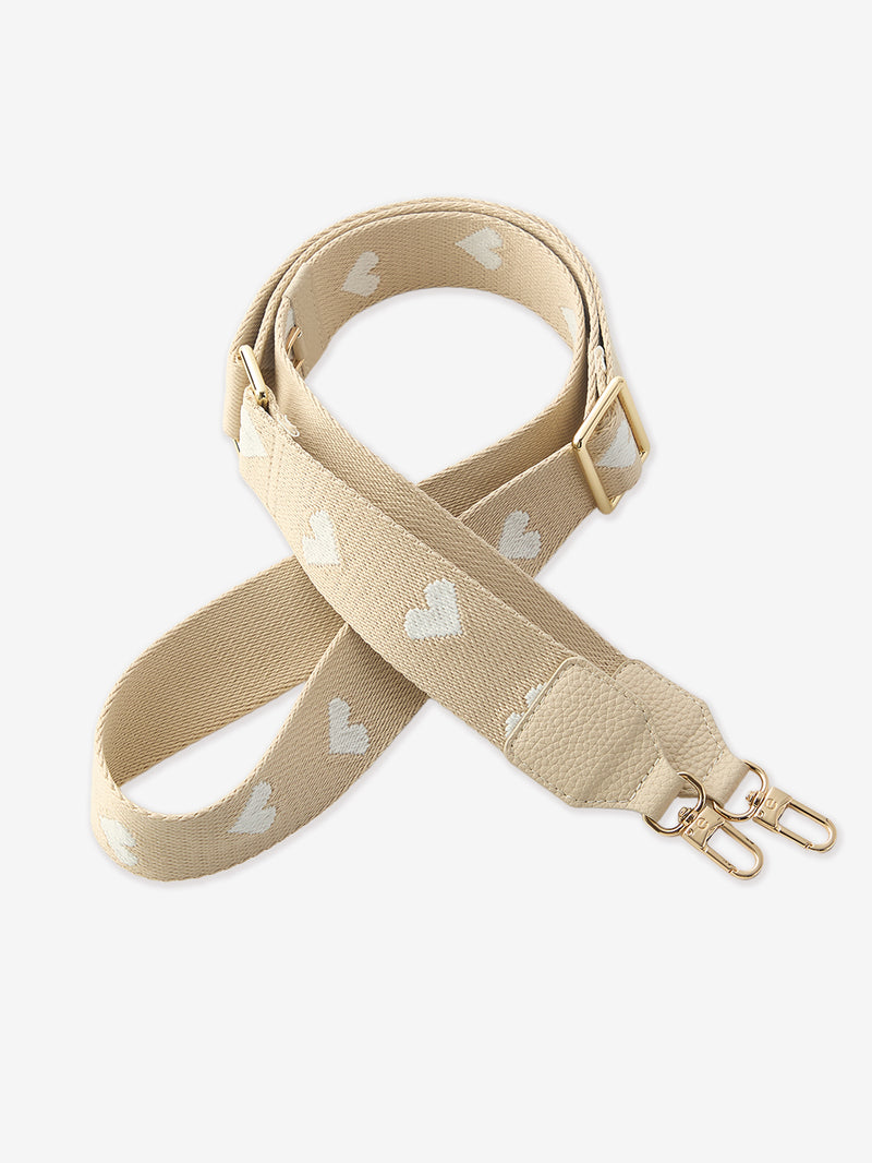 Original Design Set- Adjustable Webbing Crossbody Phone Case Strap-Mobile Phone Accessories-PHONE CASE ACCESSORIES-Black Heart-Custype