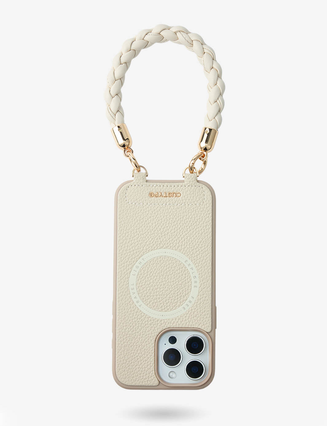 BraidTrend- Rope Style Wristlet Magsafe compatible Wallet Phone Case